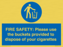fire-safety-please-use-the-buckets-provided-to-dispose-of-your-cigarettes~